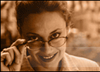 Frau mit Brille Frau mit Brille