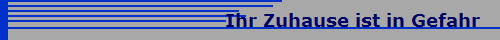 Ihr Zuhause ist in Gefahr